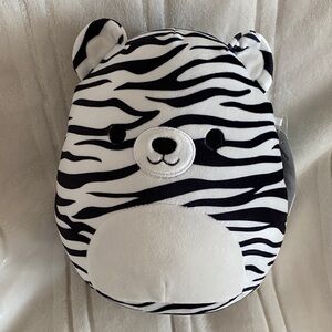 Squishmallows Zebra Plush - Black and White